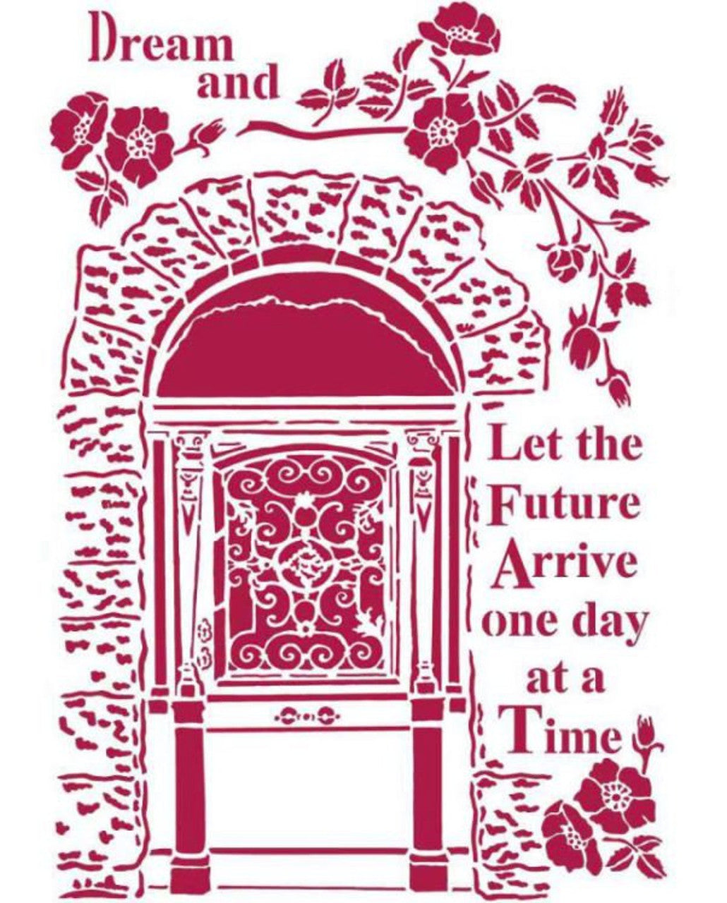 Stamperia Lady Vagabond Dream-stencil G